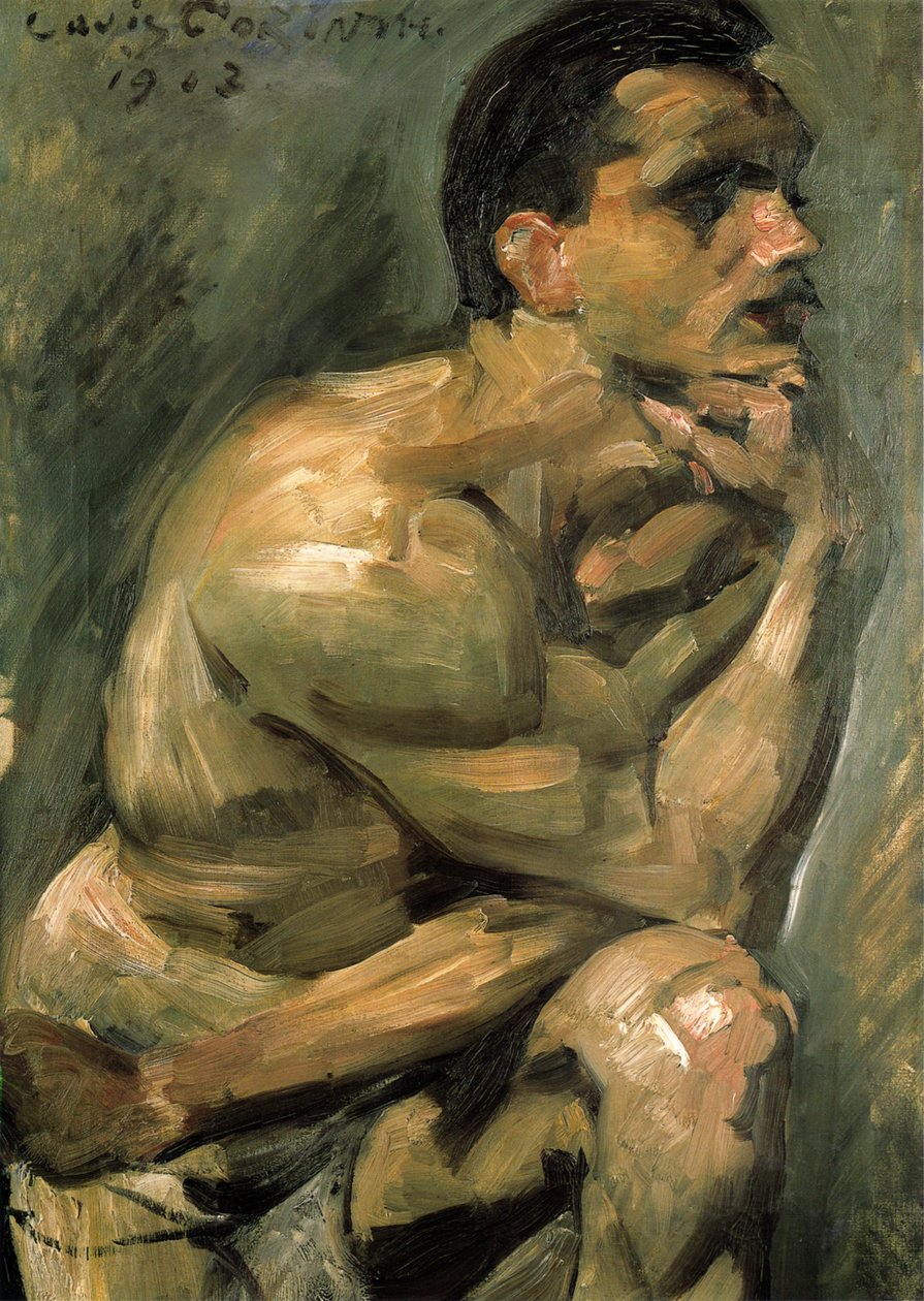 Homme torse nu - Lovis Corinth