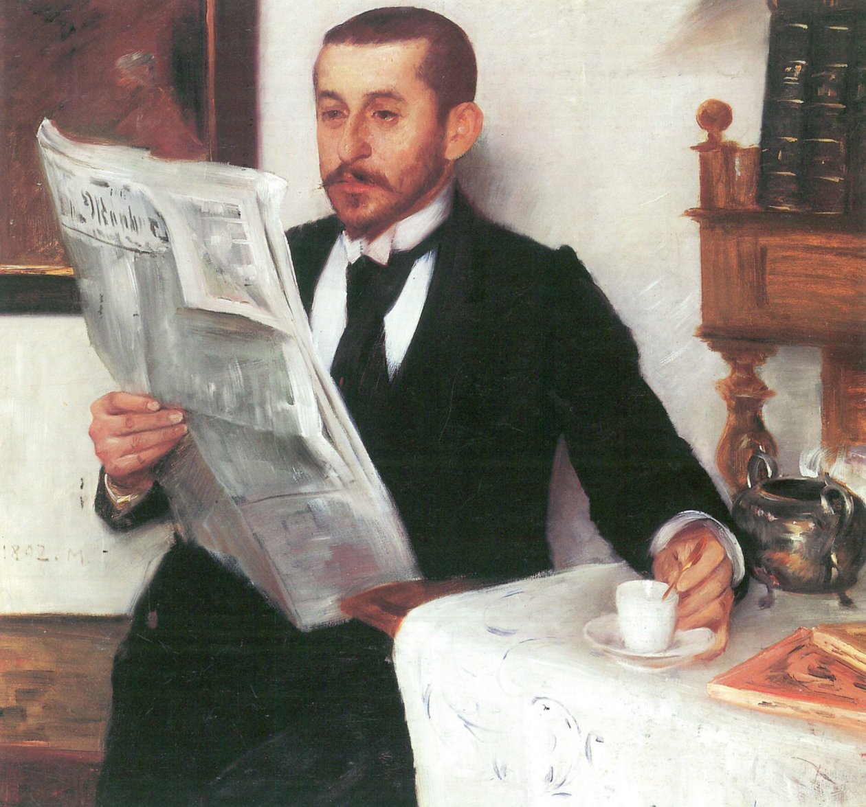 Portrait du peintre Benno Becker - Lovis Corinth