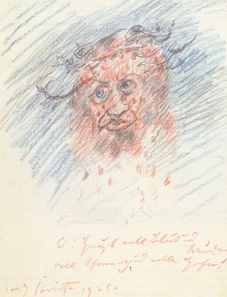 Autoportrait en homme de douleurs - Lovis Corinth