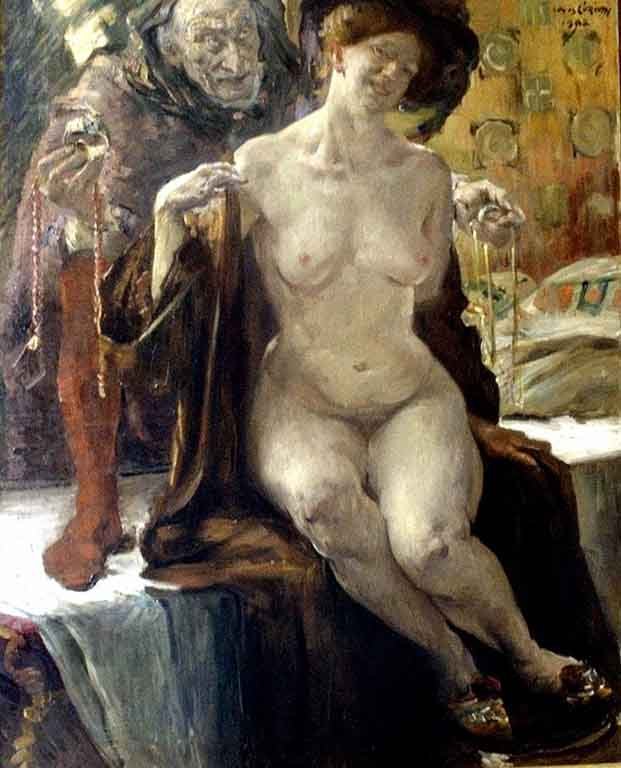 Séduction - Lovis Corinth