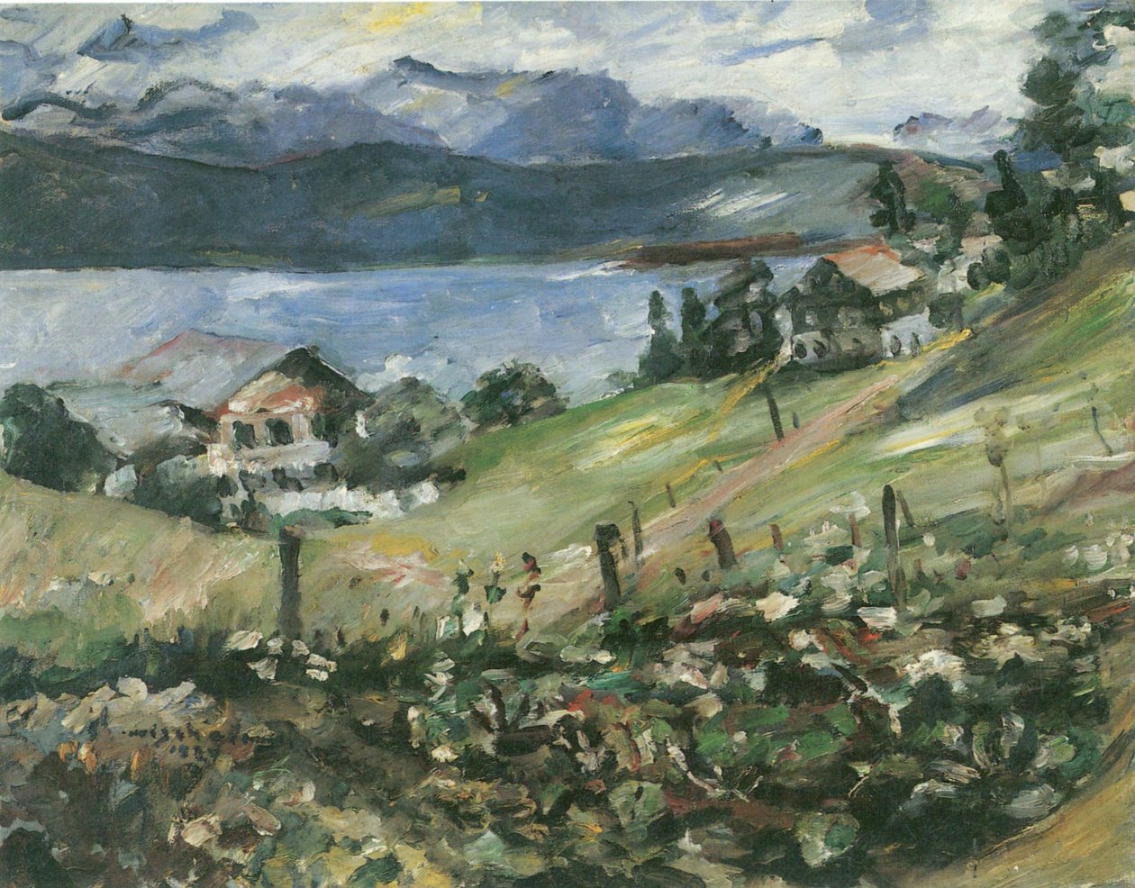 Walchensee, jardin potager - Lovis Corinth