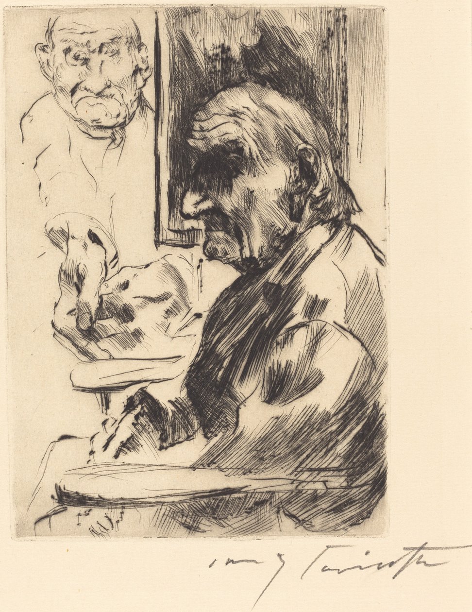 Vieil homme - Lovis Corinth