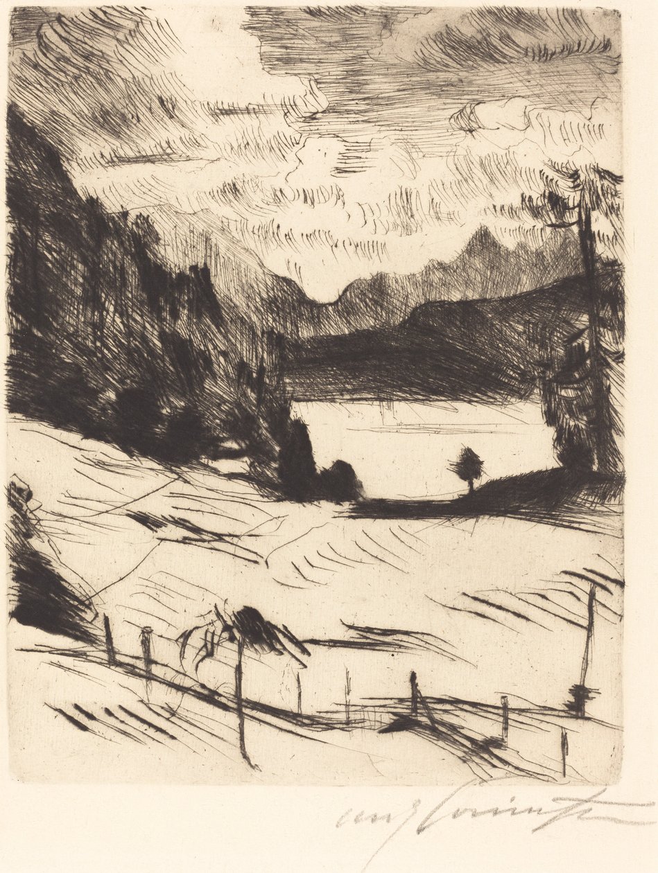 Le Walchensee - Lovis Corinth