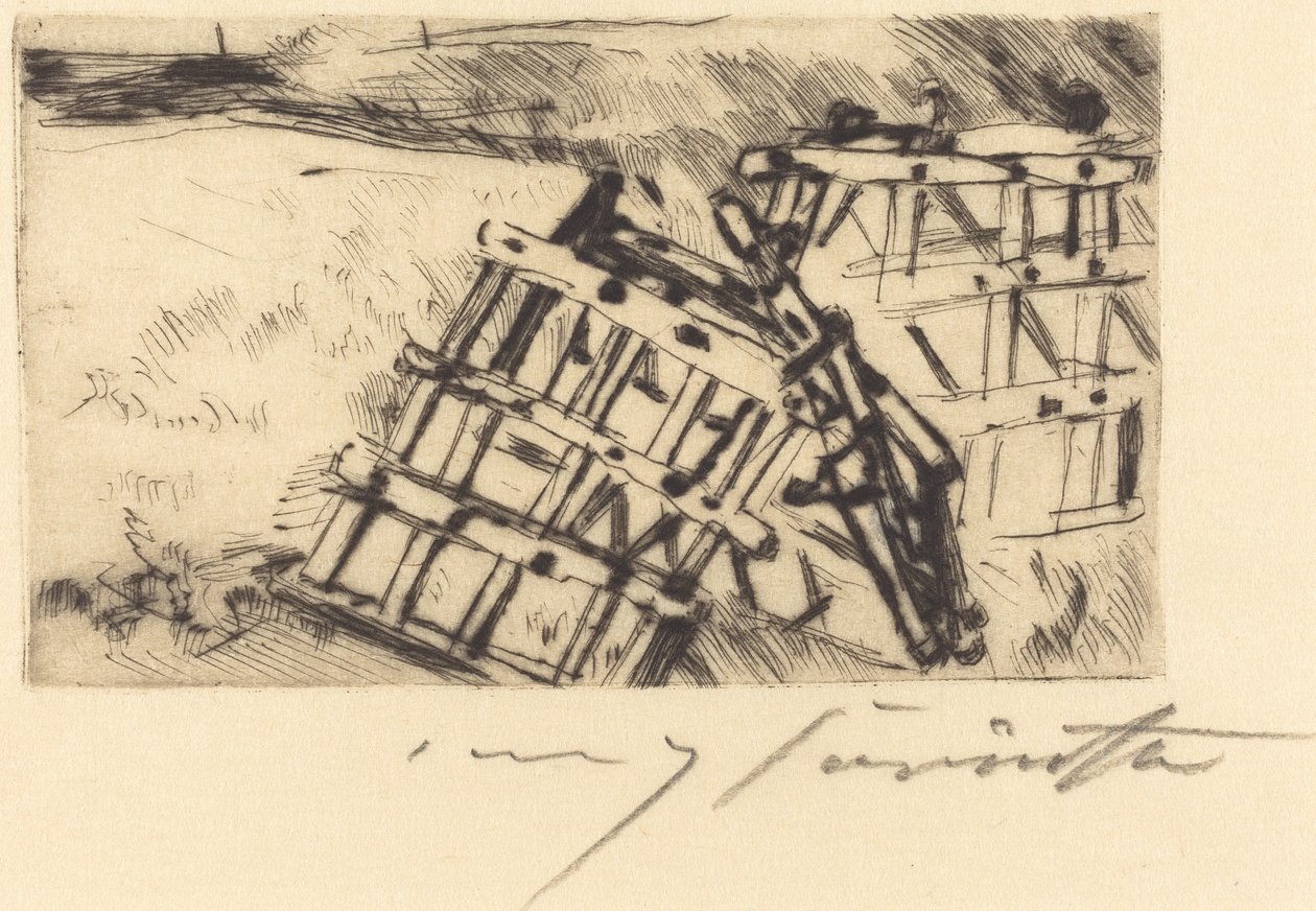 Egge Harrow - Lovis Corinth