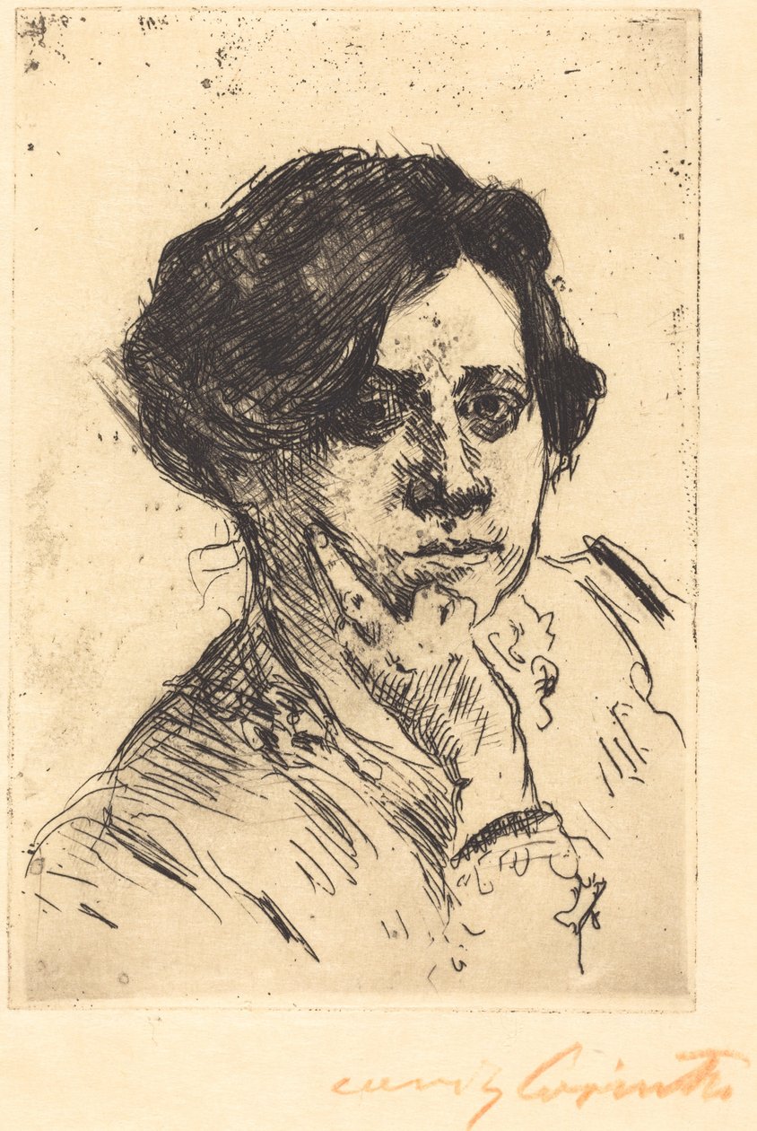 Tête de femme - Lovis Corinth