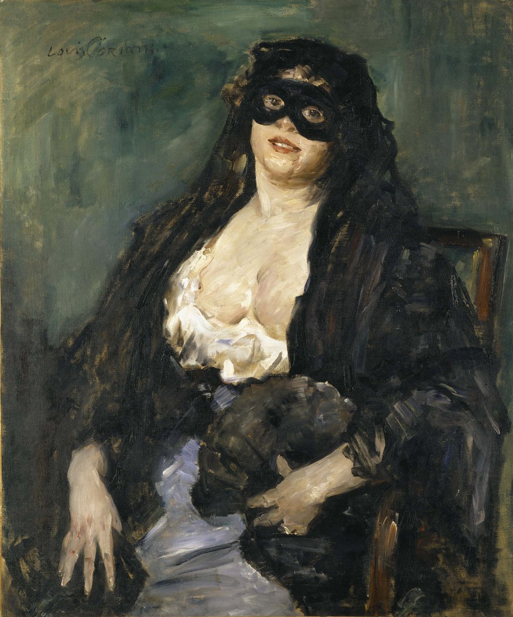 Le Masque noir - Lovis Corinth