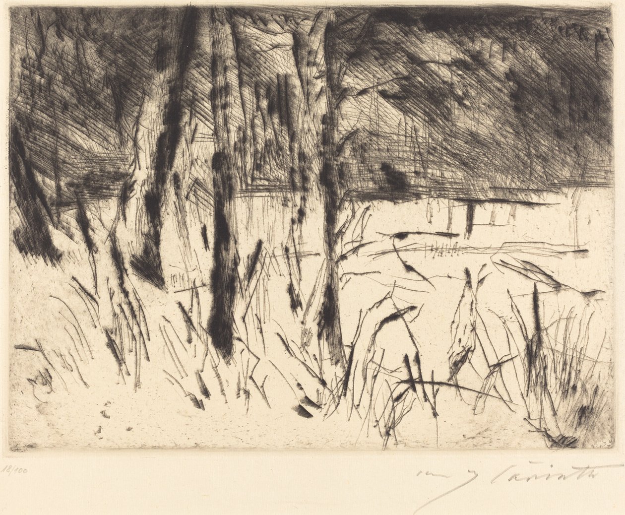 Jardin zoologique - Lovis Corinth