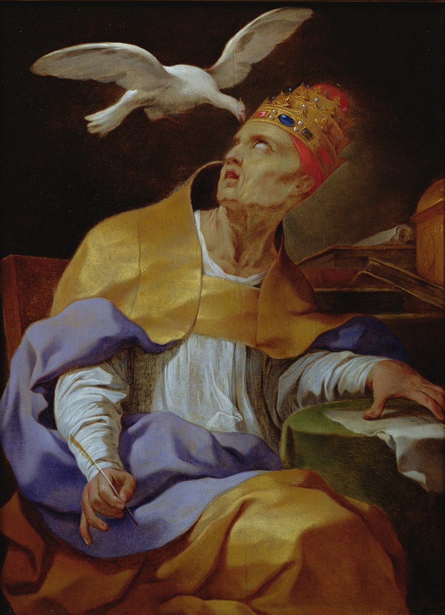 Saint Grégoire le Grand (c.540-604) - Lubin Baugin