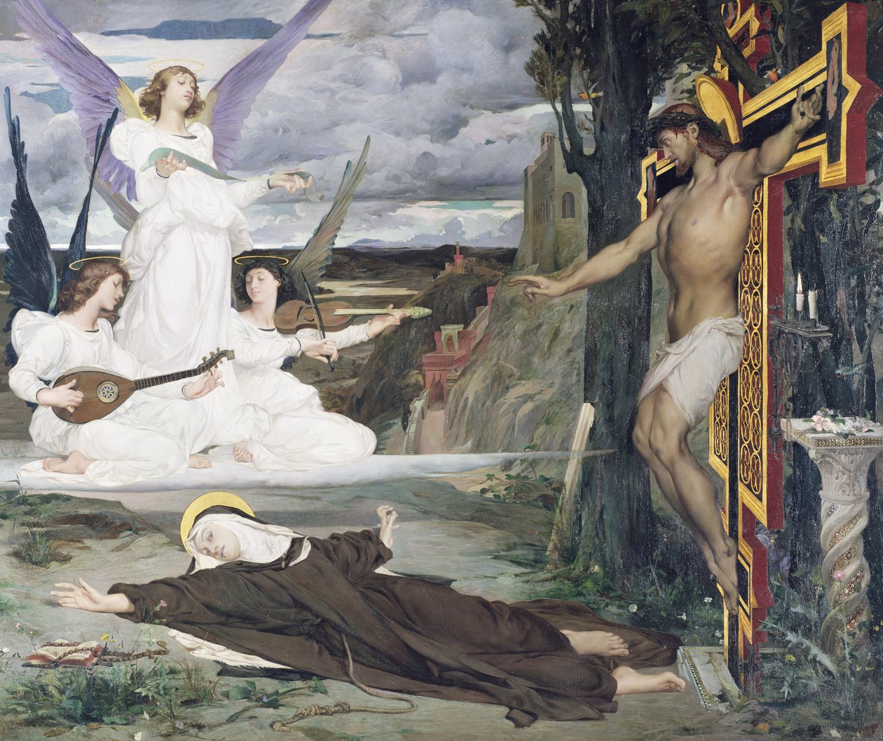 La Vision, Légende du 14ème siècle, 1872 - Luc Oliver Merson