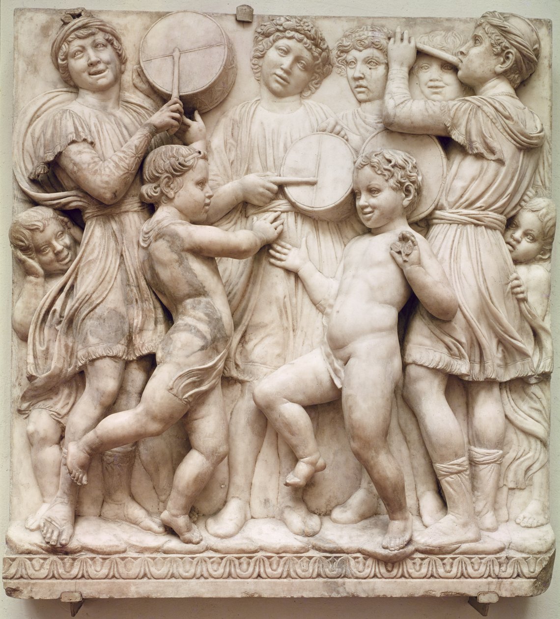 Anges musiciens, relief de la Cantoria, vers 1432-38 - Luca Della Robbia