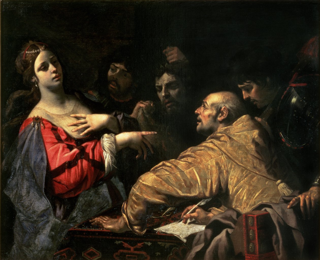 La reine Tomyris avec la tête de Cyrus le Grand - Luca Ferrari