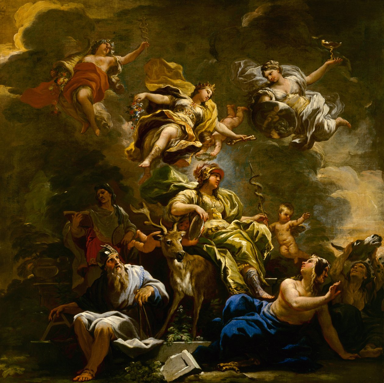 Allégorie de la Prudence, vers 1682 - Luca Giordano