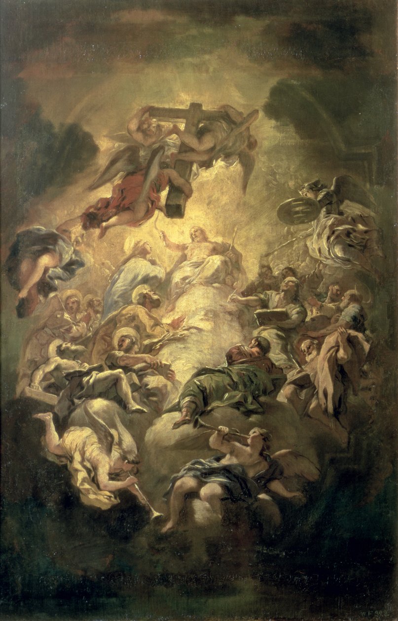Christ en gloire - Luca Giordano