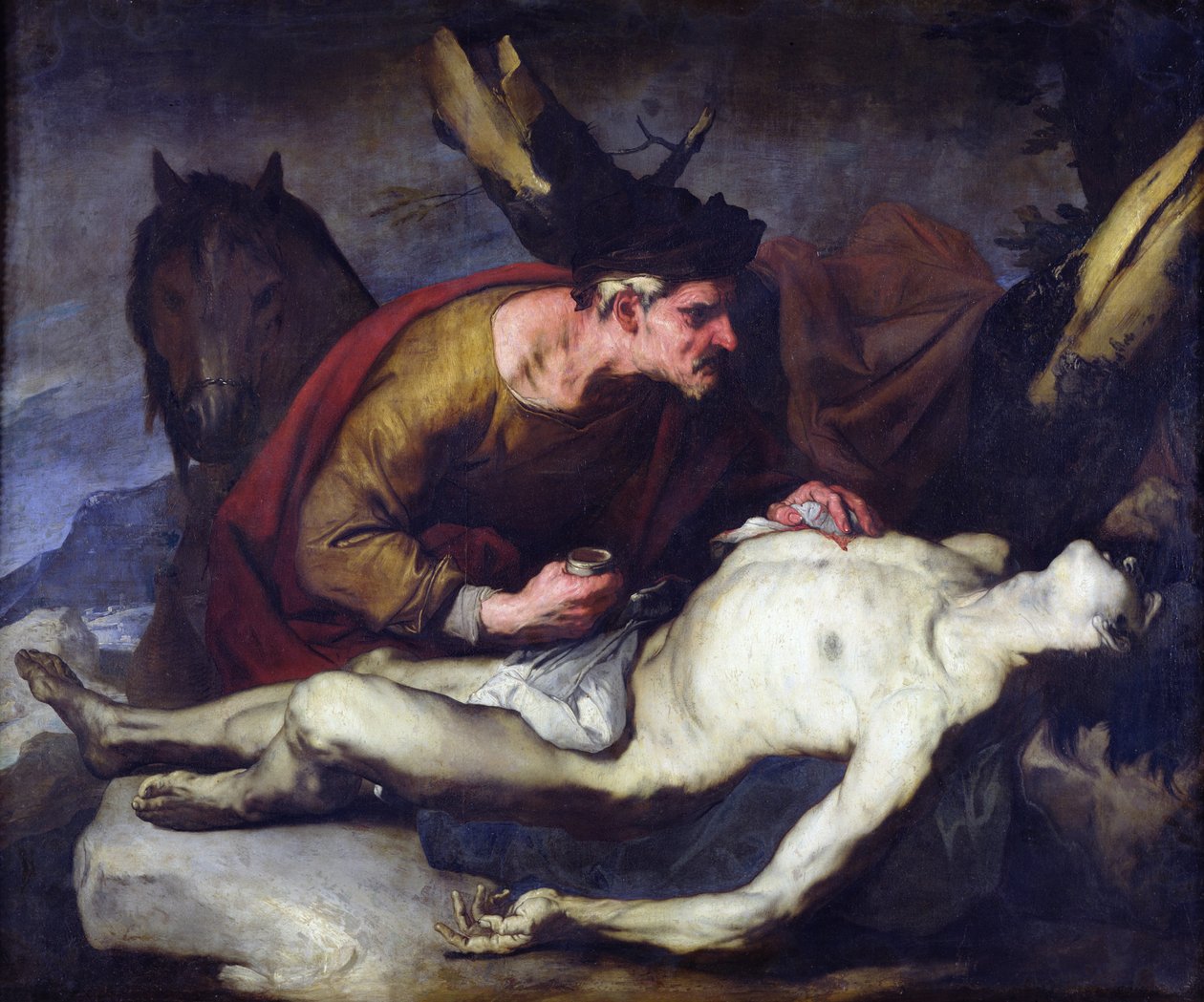 Le Bon Samaritain - Luca Giordano