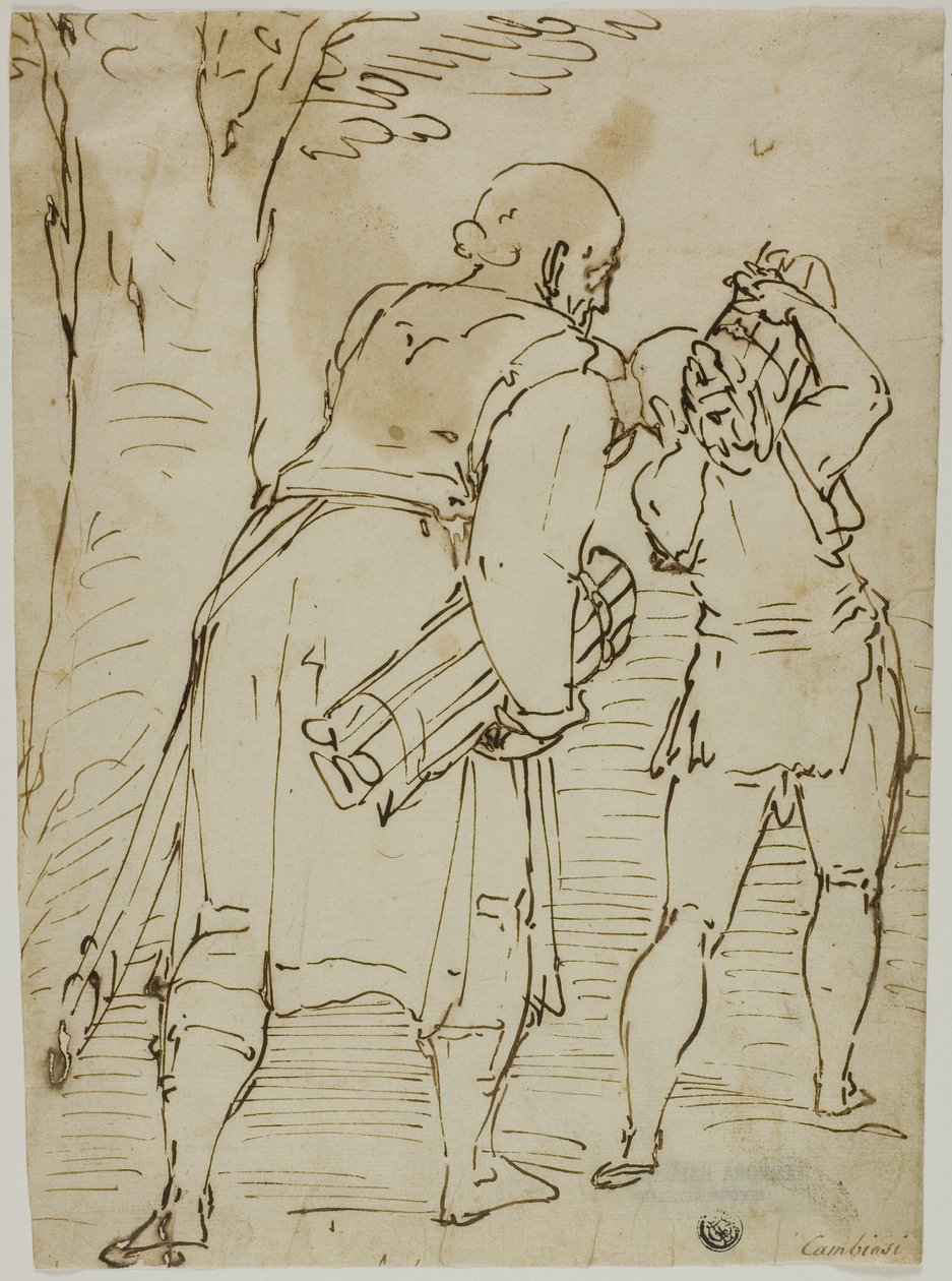Abraham et Isaac - Luca Cambiaso