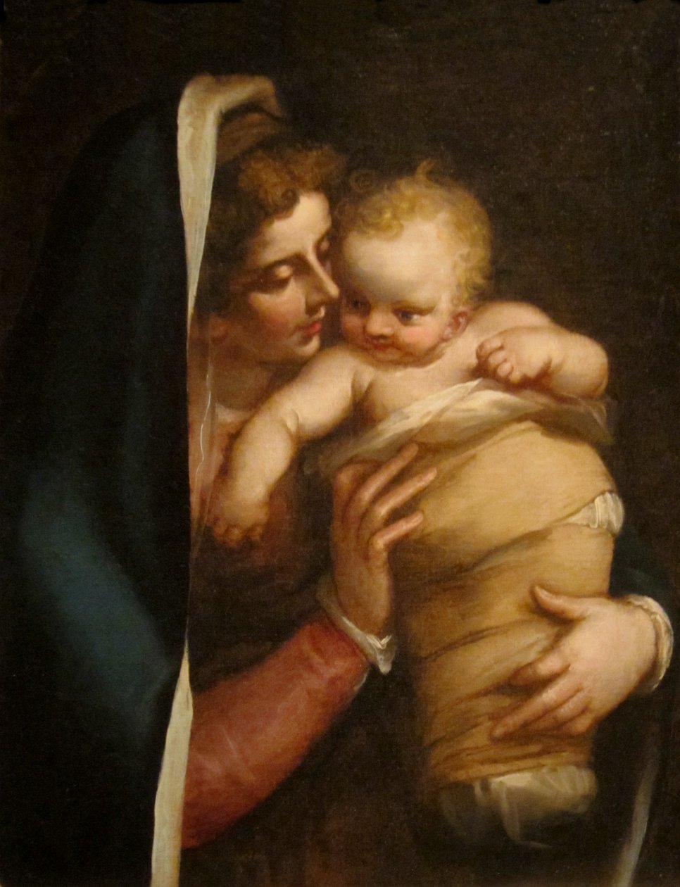 Madone et enfant - Luca Cambiaso