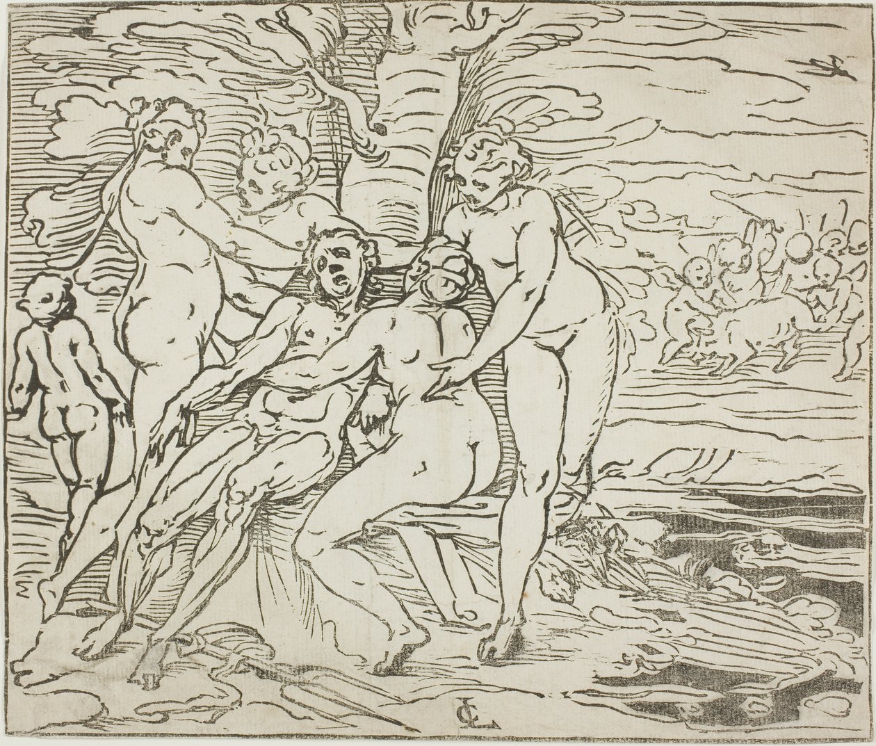 Vénus pleurant la mort d