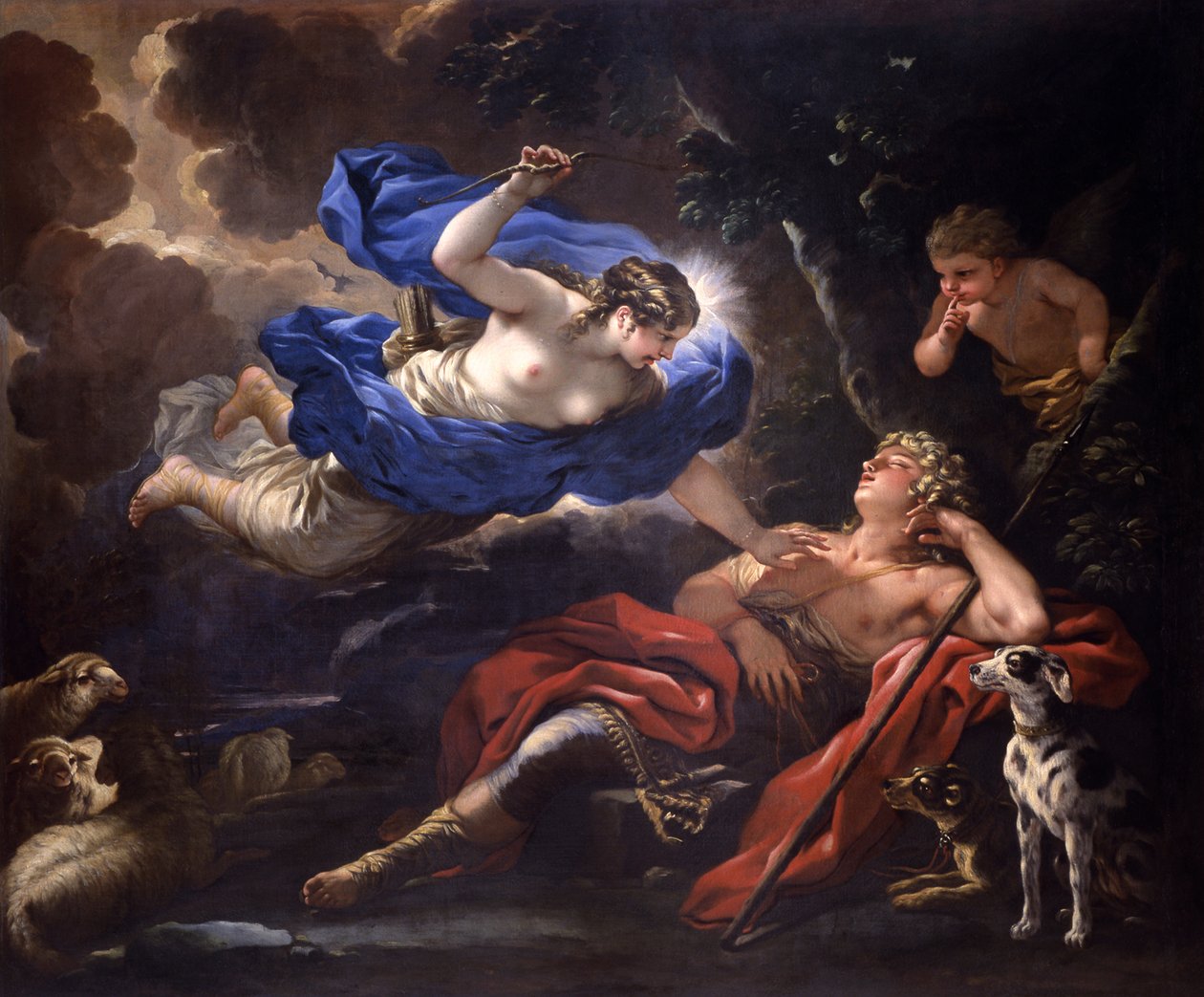 Diane et Endymion, vers 1675-1680 - Luca Giordano