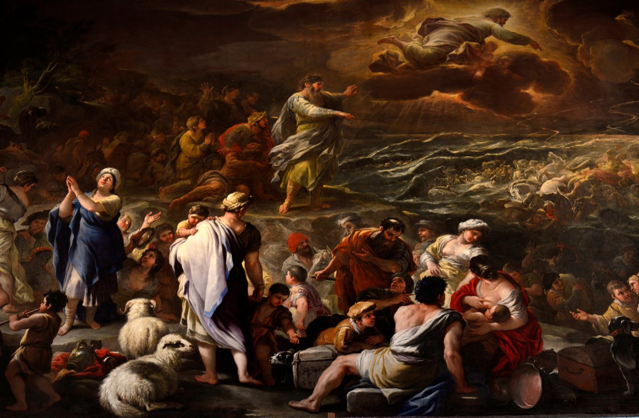 La traversée de la mer Rouge - Luca Giordano