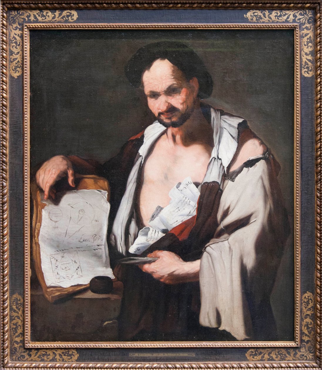 Le philosophe Thalès de Miletus - Luca Giordano