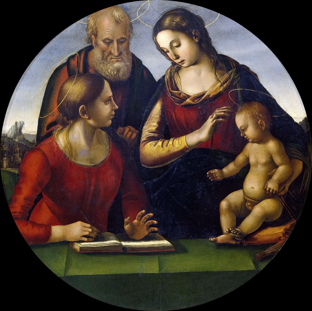 La Sainte Famille avec Saint, vers 1490-1495 - Luca Signorelli