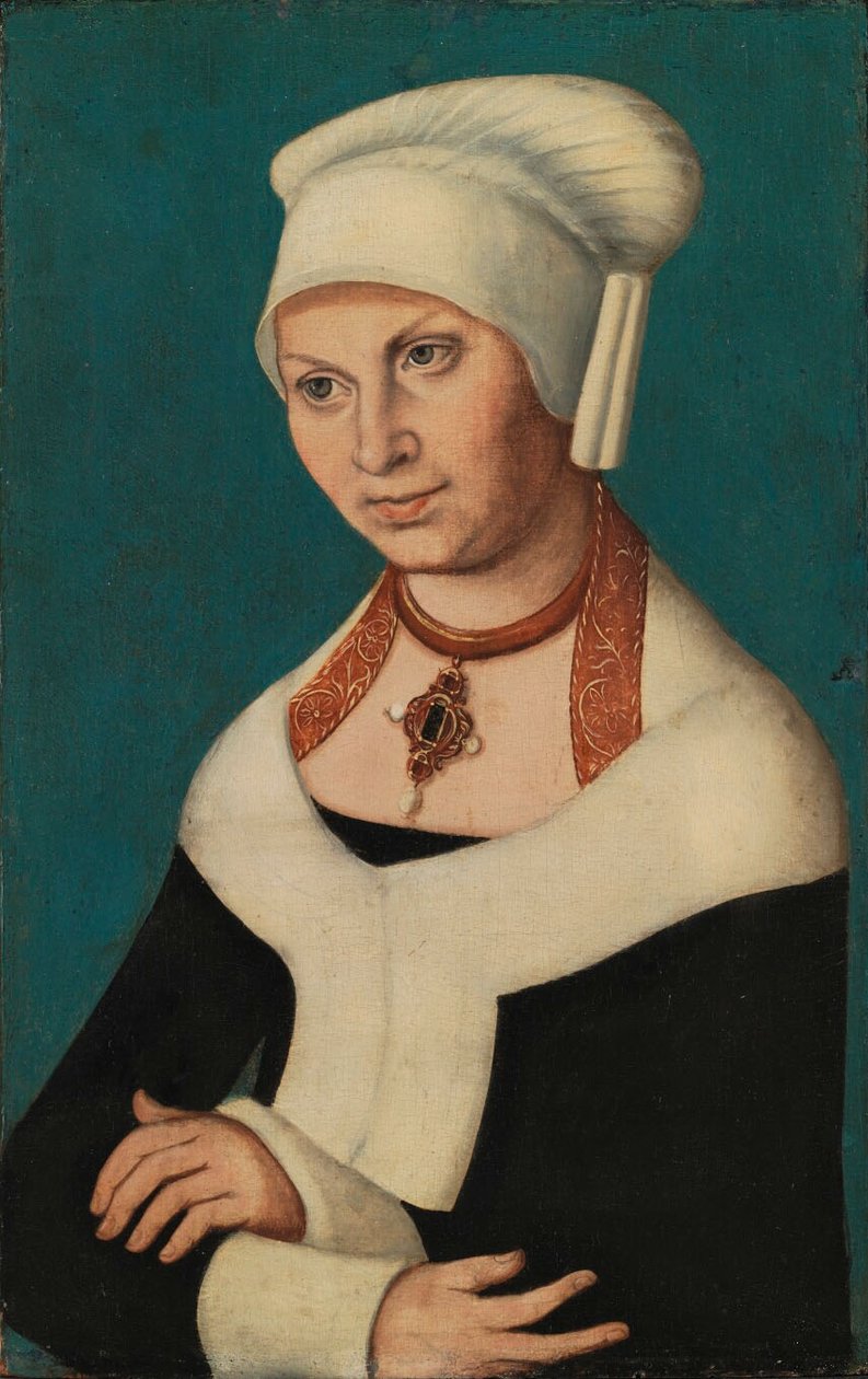 Portrait de Barbara de Saxe - Lucas Cranach the Elder
