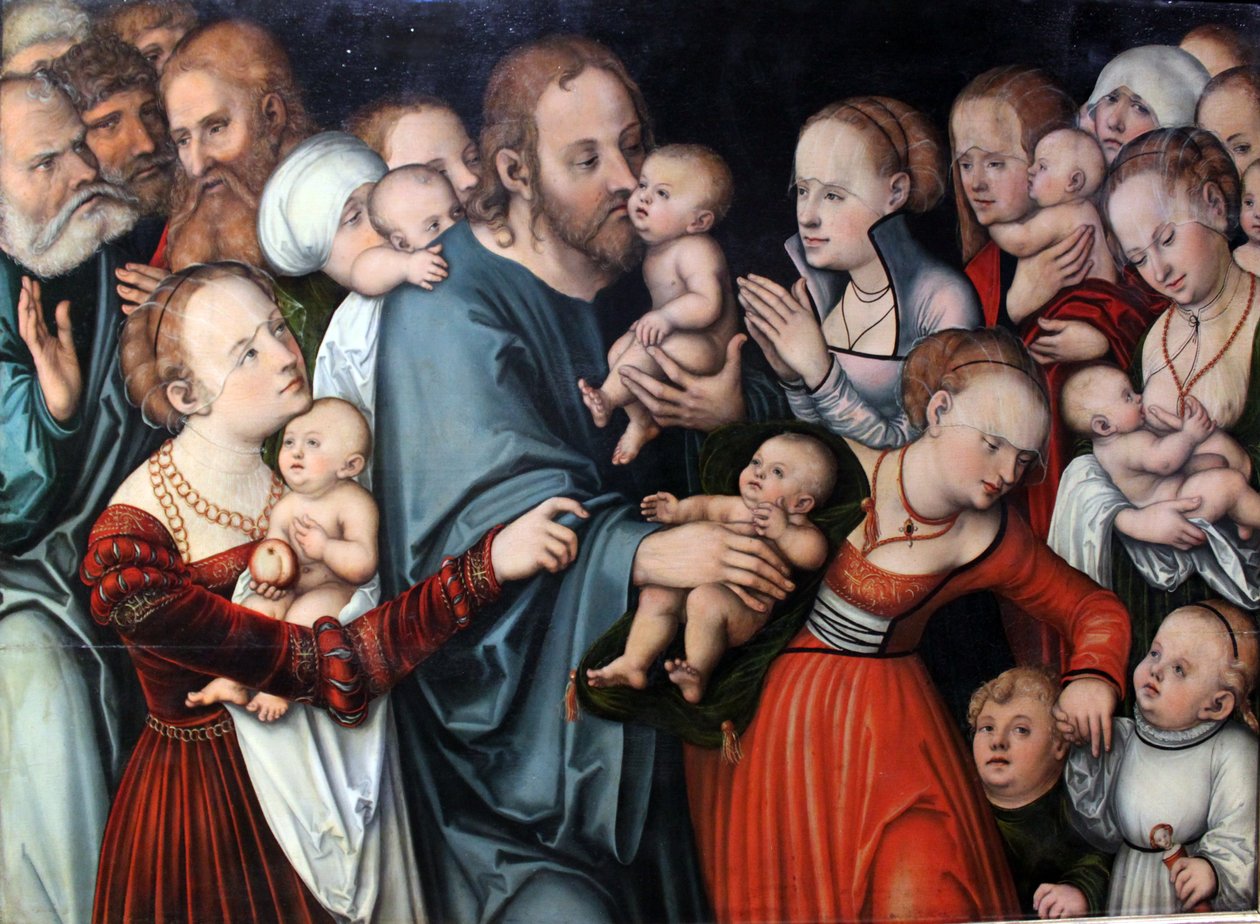 Christ bénissant les enfants - Lucas Cranach the Elder