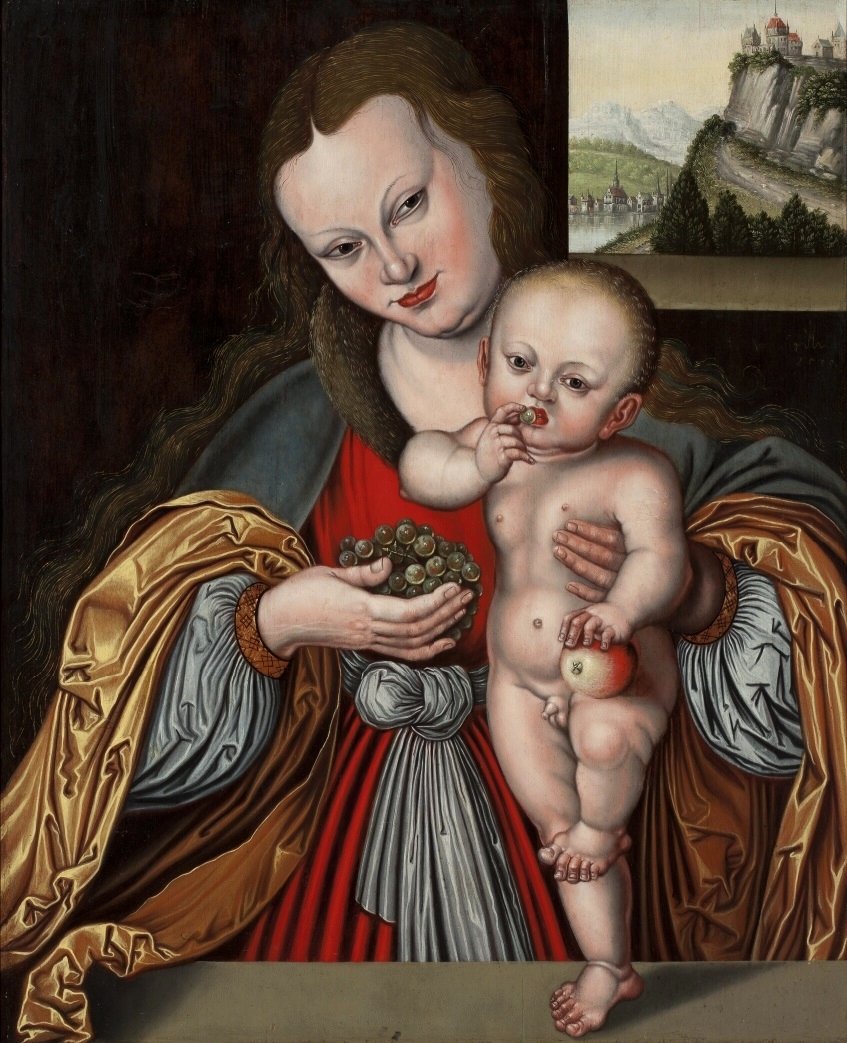 Madone et Enfant - Lucas Cranach the Elder