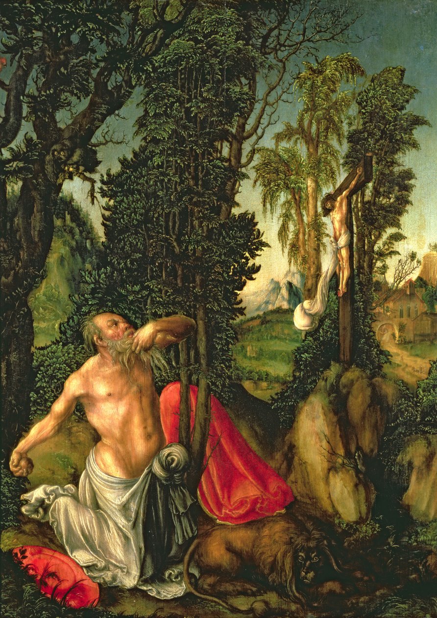 La pénitence de Saint Jérôme, 1502 - Lucas Cranach the Elder
