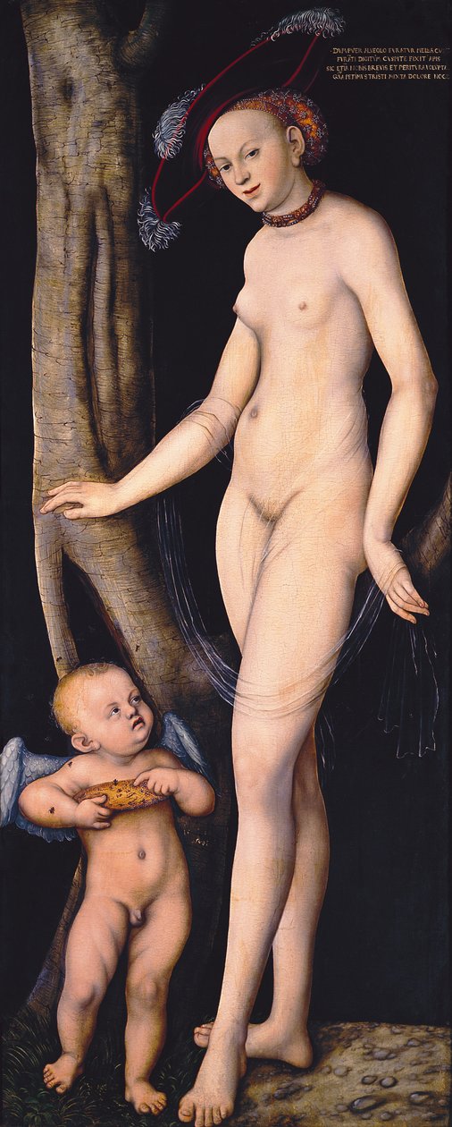 Vénus et Cupidon - Lucas Cranach the Elder