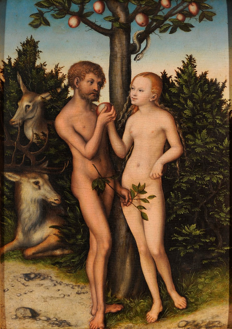 Adam et Ève - Lucas Cranach the Elder