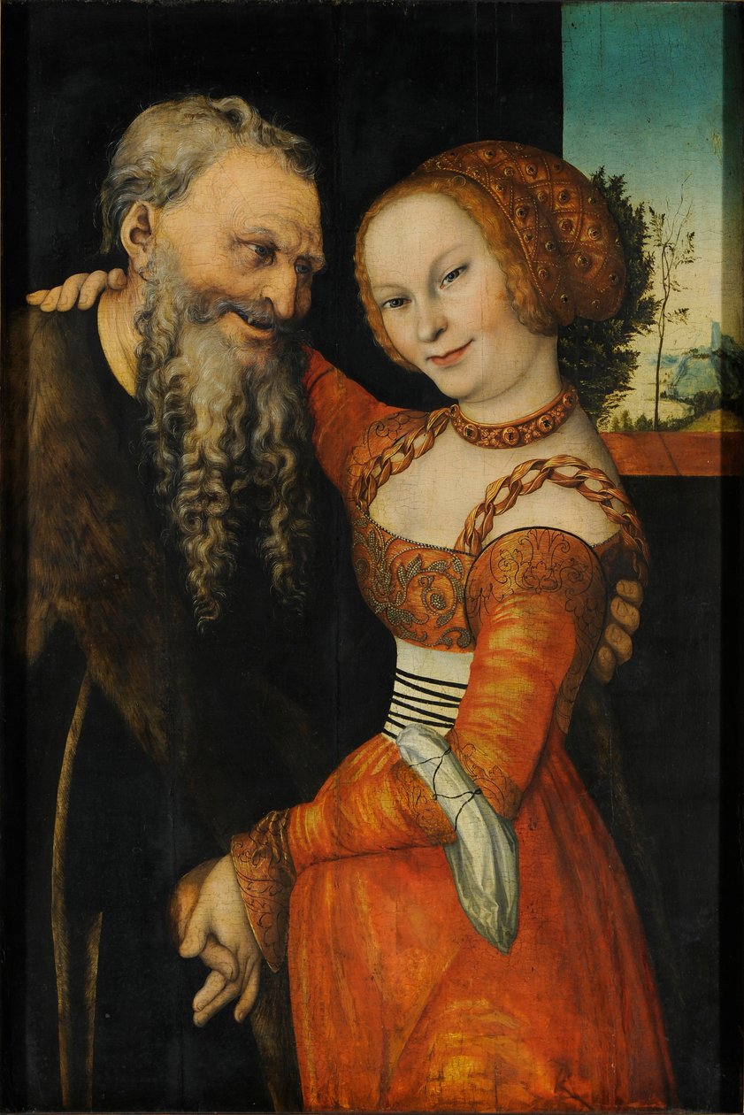 Un couple mal assorti - Lucas Cranach the Elder
