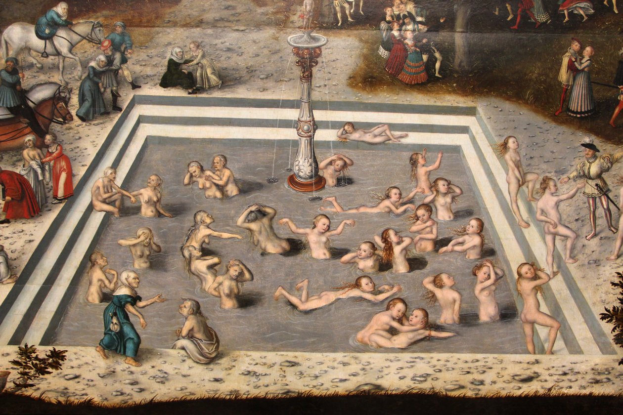 La fontaine de jouvence - Lucas Cranach the Elder