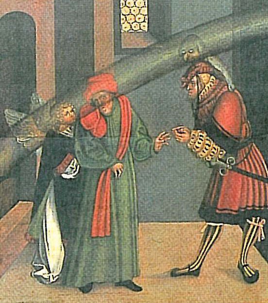 Les Dix Commandements deuxième Commandement (détail) - Lucas Cranach the Elder