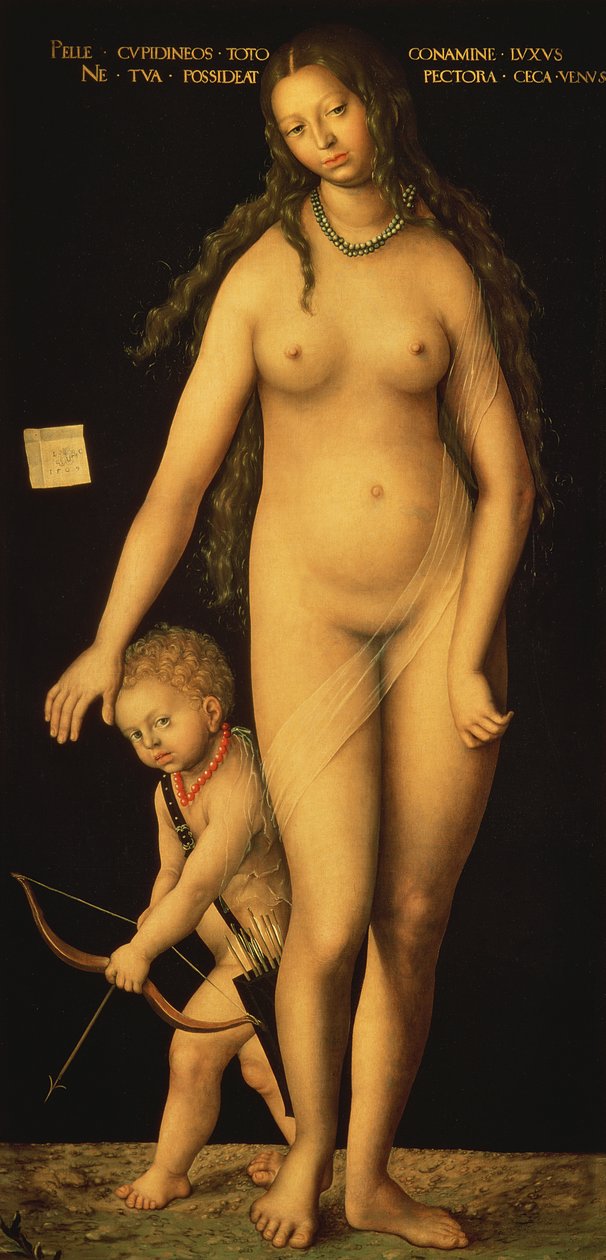 Vénus et Cupidon - Lucas Cranach the Elder