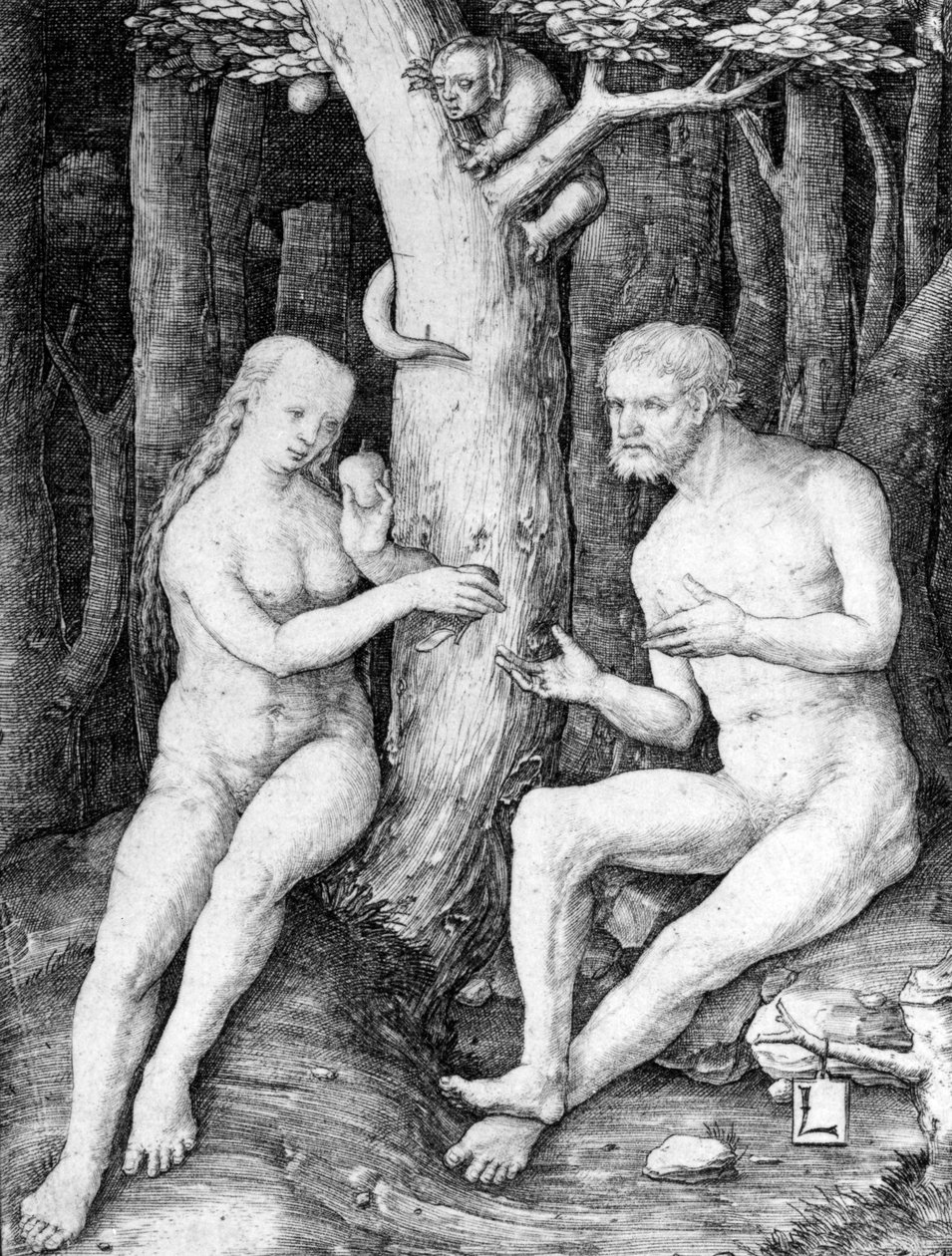 Adam et Ève, vers 1506 - Lucas van Leyden
