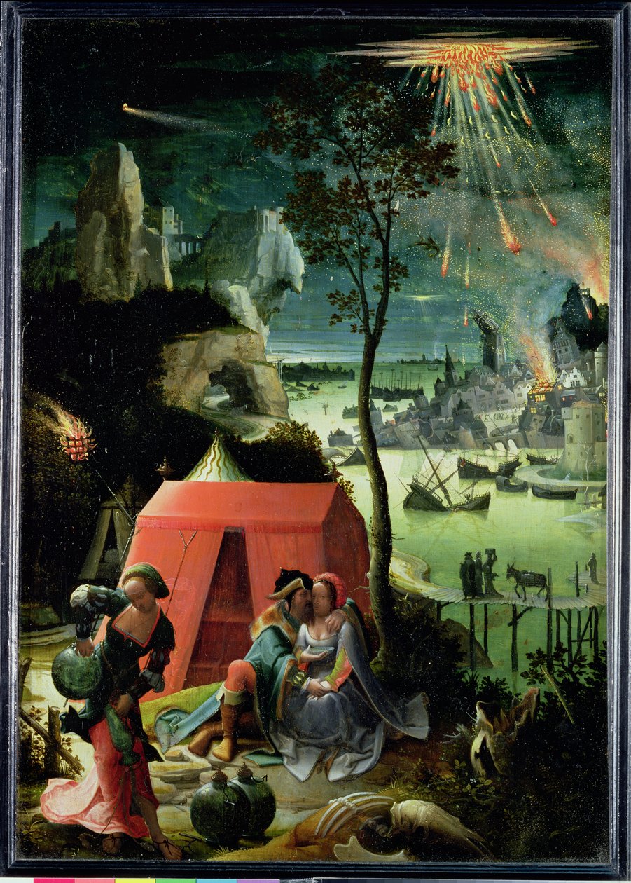 Lot et ses filles - Lucas van Leyden