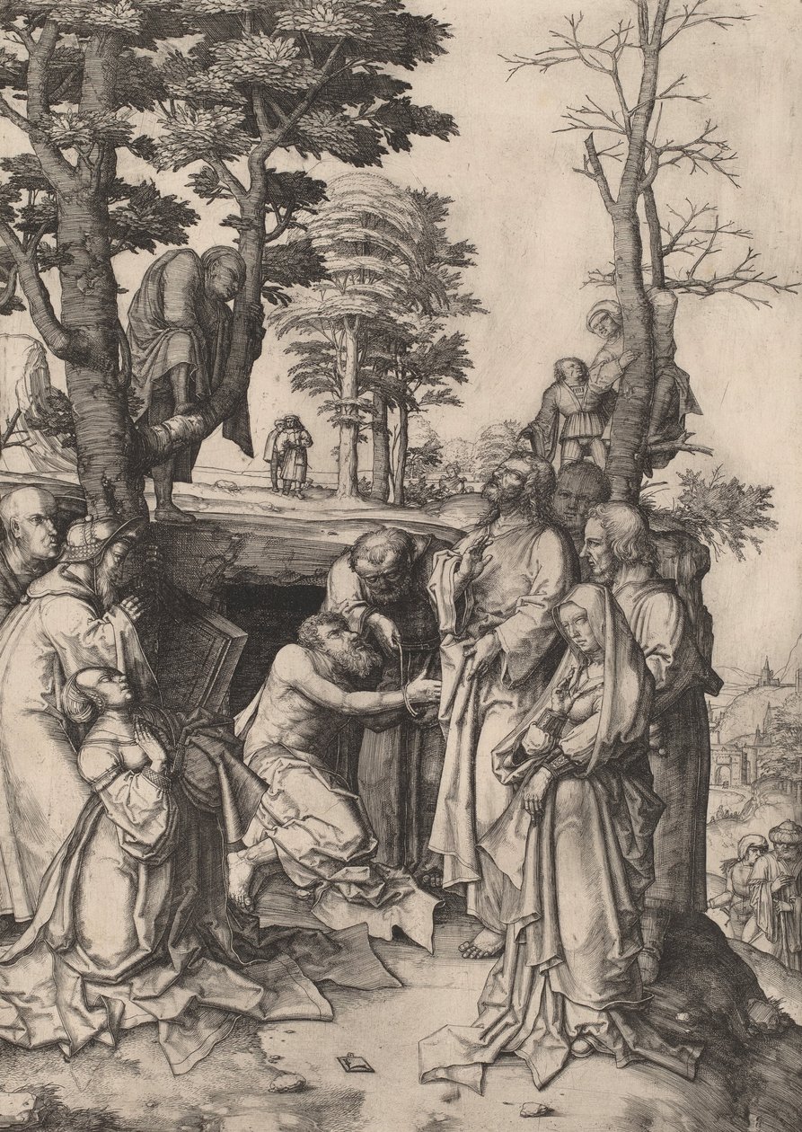 La Résurrection de Lazare - Lucas van Leyden