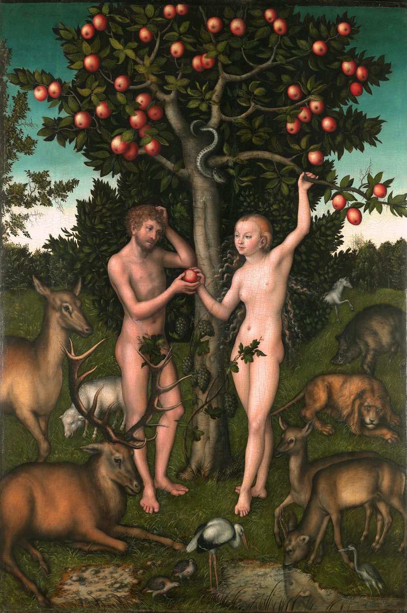 Adam et Eve - Lucas Cranach the Elder