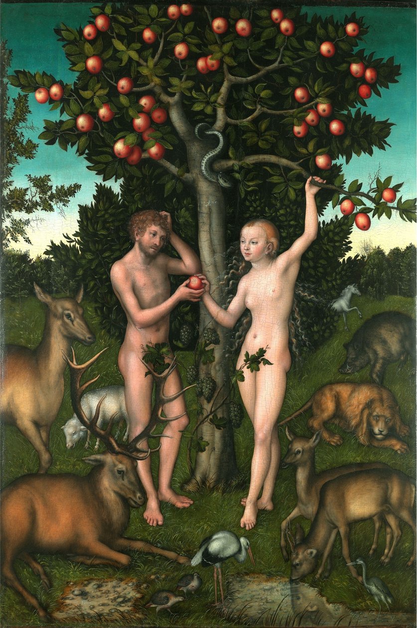 Adam et Eve - Lucas Cranach the Elder