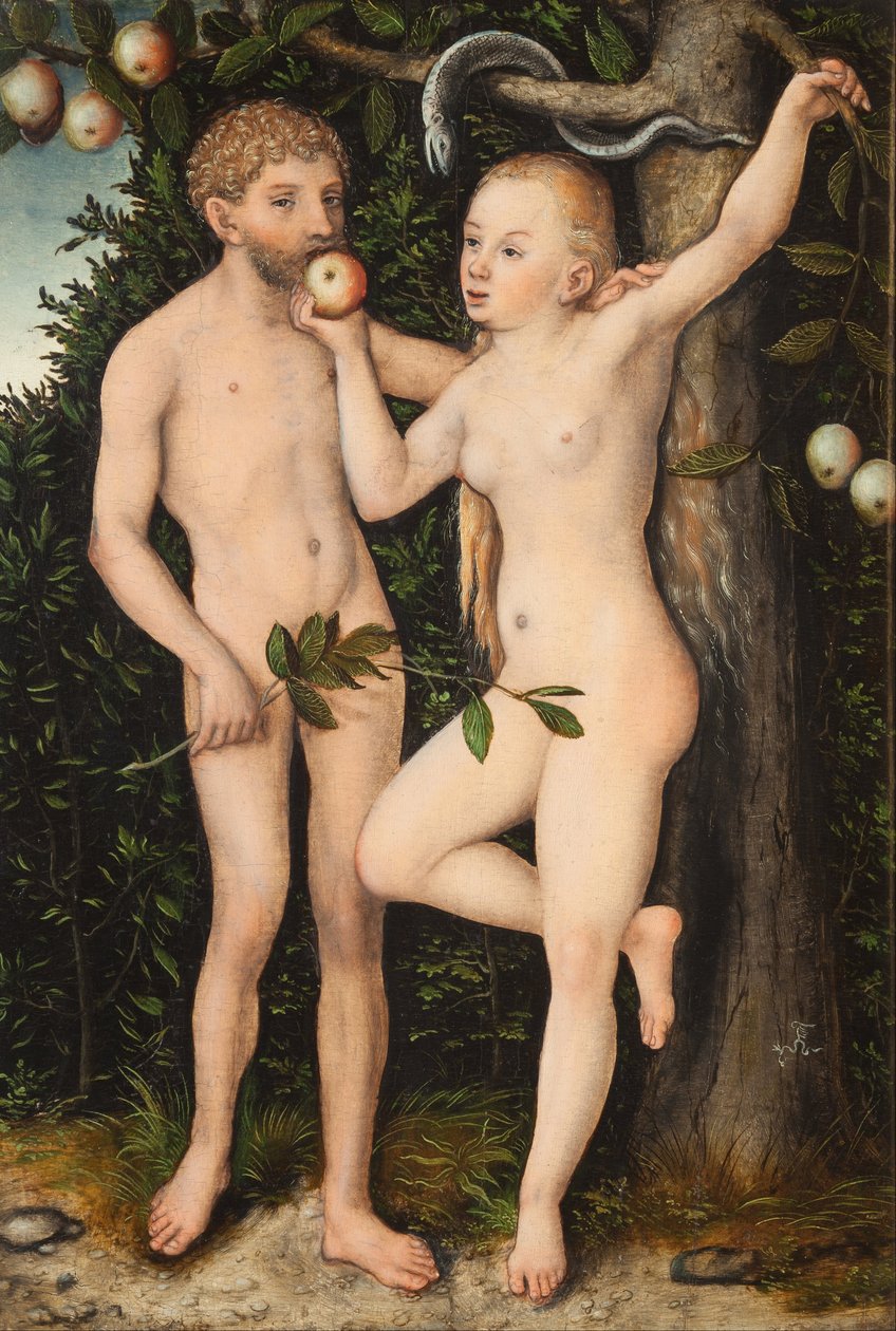 Adam et Ève - Lucas Cranach the Elder