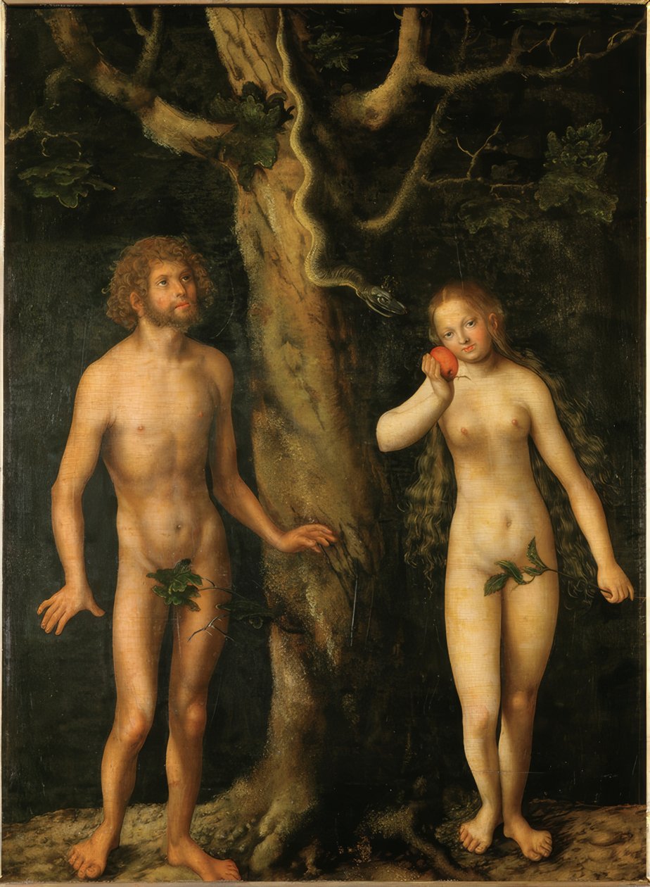 Adam et Ève - Lucas Cranach the Elder