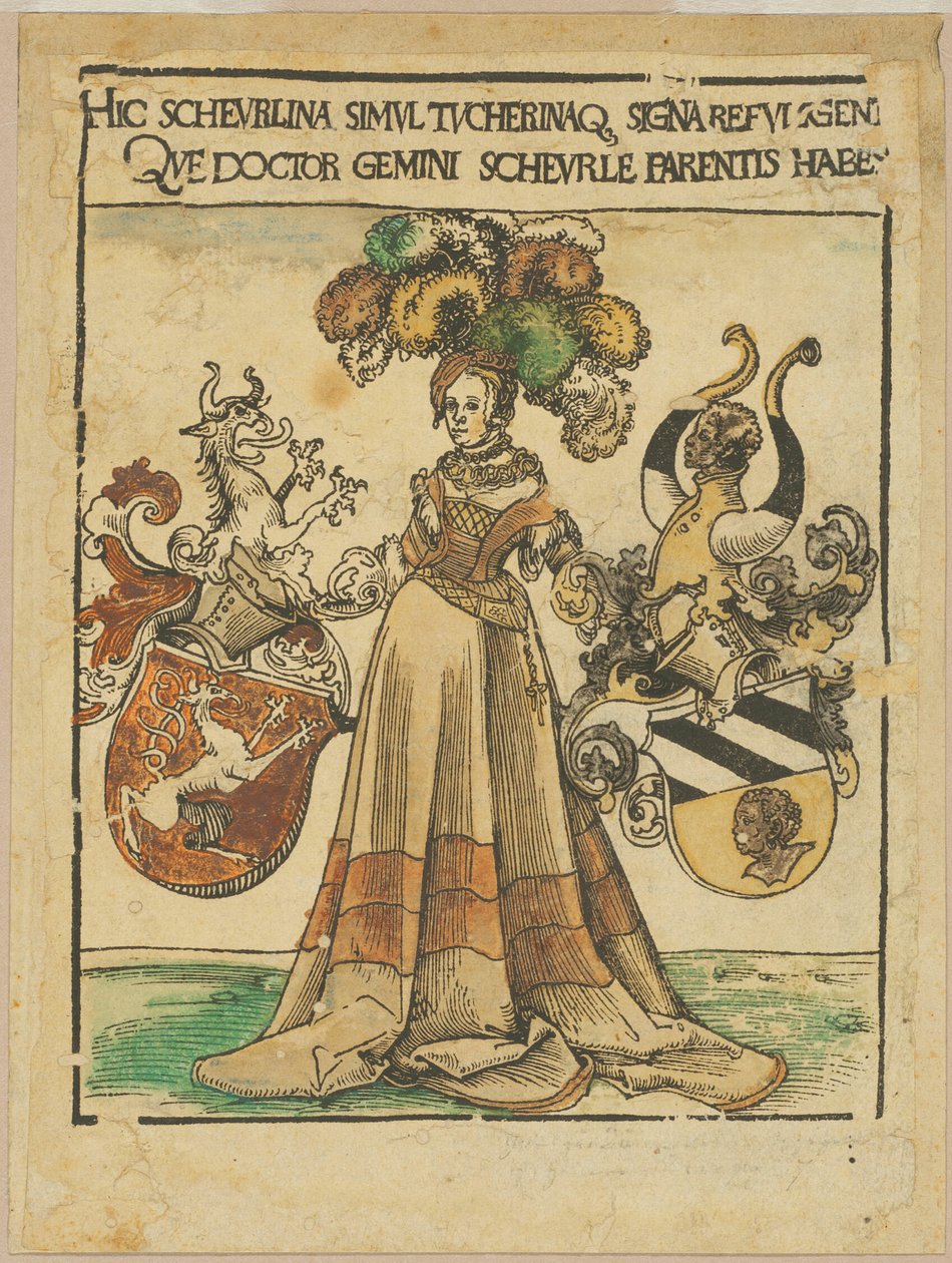 Plaque de livre de Scheurl et Tucher - Lucas Cranach the Elder