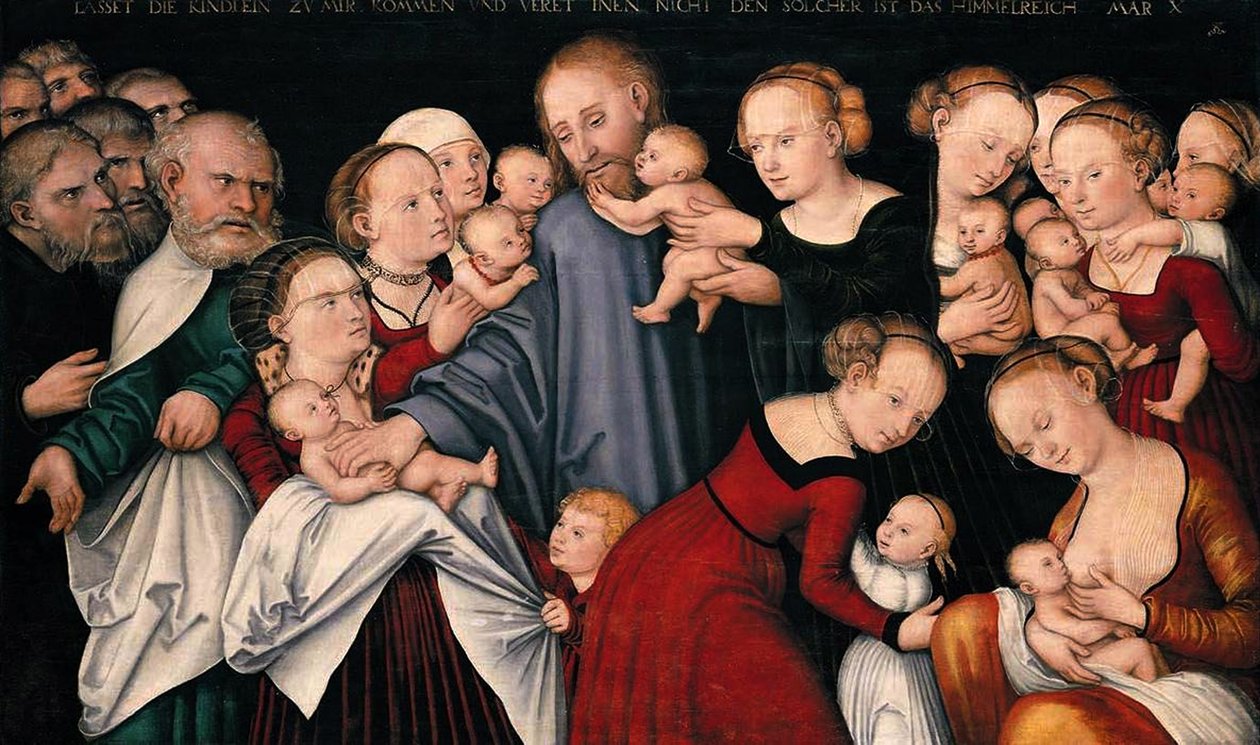 Le Christ bénissant les enfants, vers 1540 - Lucas Cranach the Elder