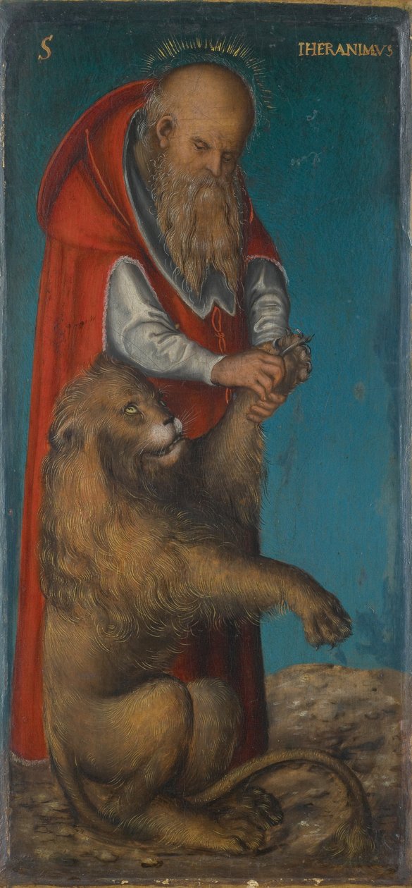 Allemand : Hl. Hieronymus Saint Jerome - Lucas Cranach the Elder