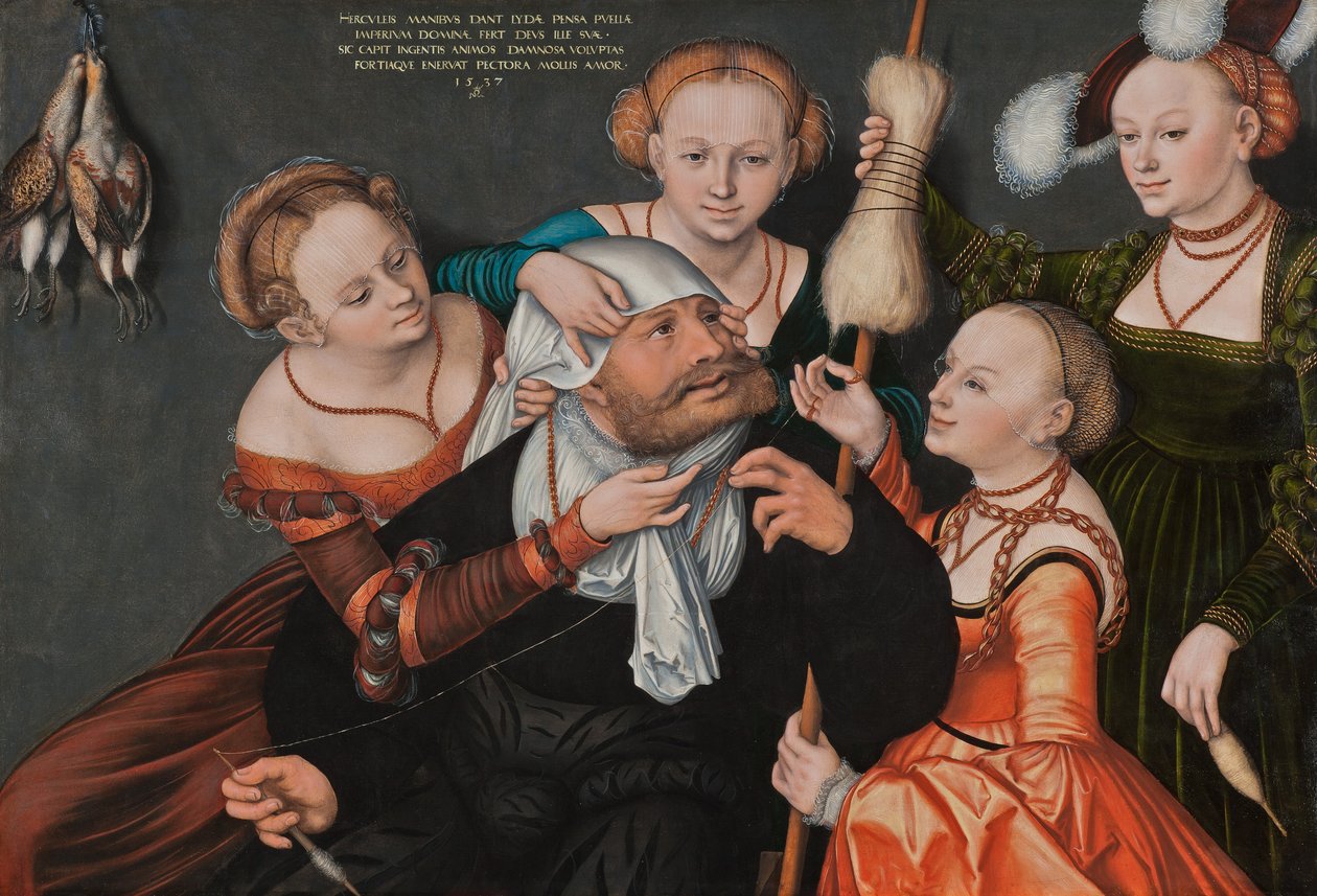 Hercule et Omphale - Lucas Cranach the Elder