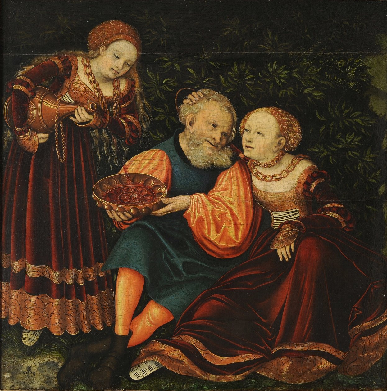Loth et ses filles - Lucas Cranach the Elder