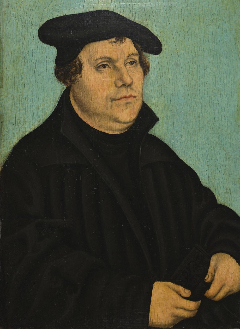 Portrait de Luther - Lucas Cranach the Elder