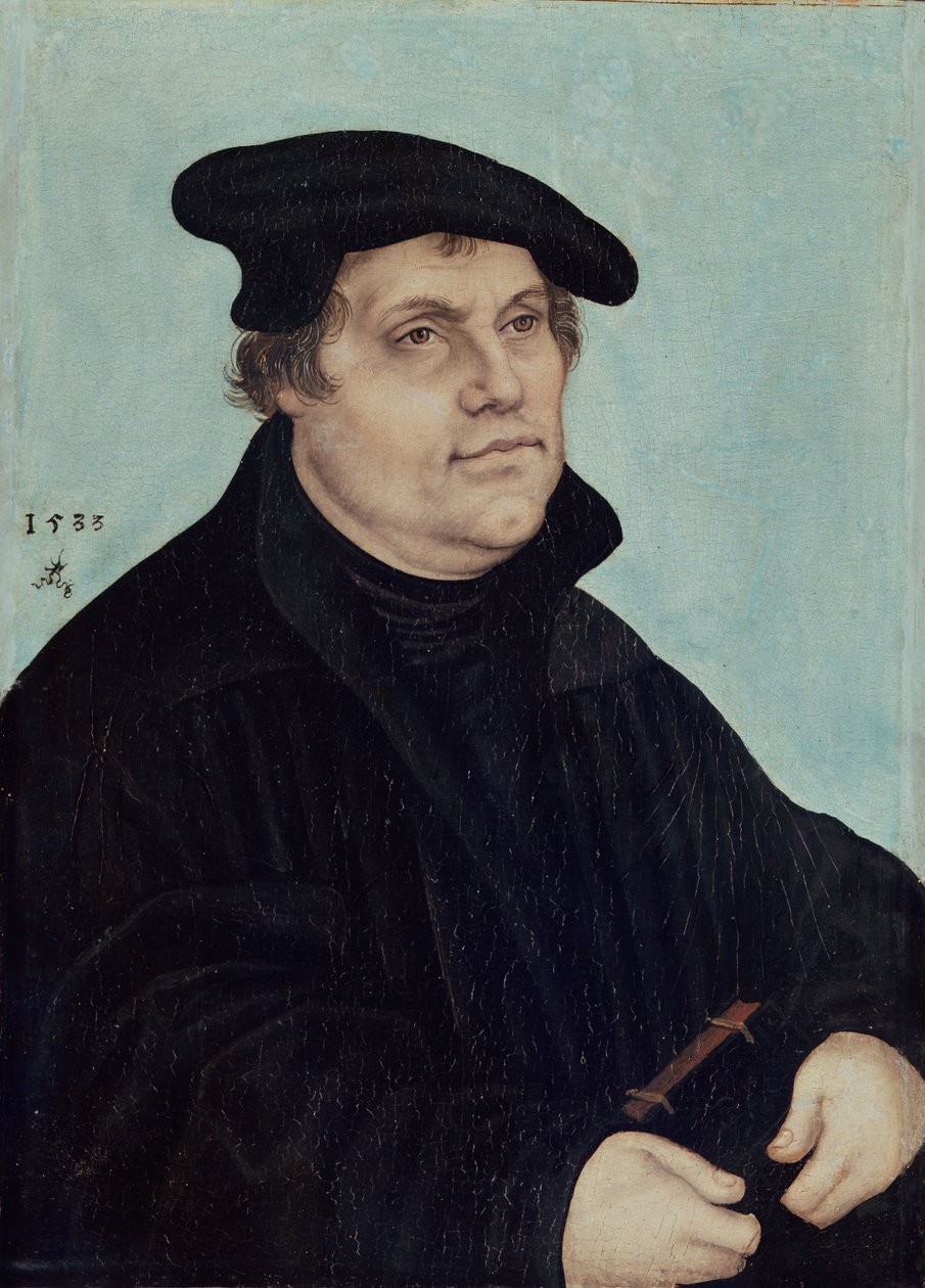 Portrait de Martin Luther - Lucas Cranach the Elder