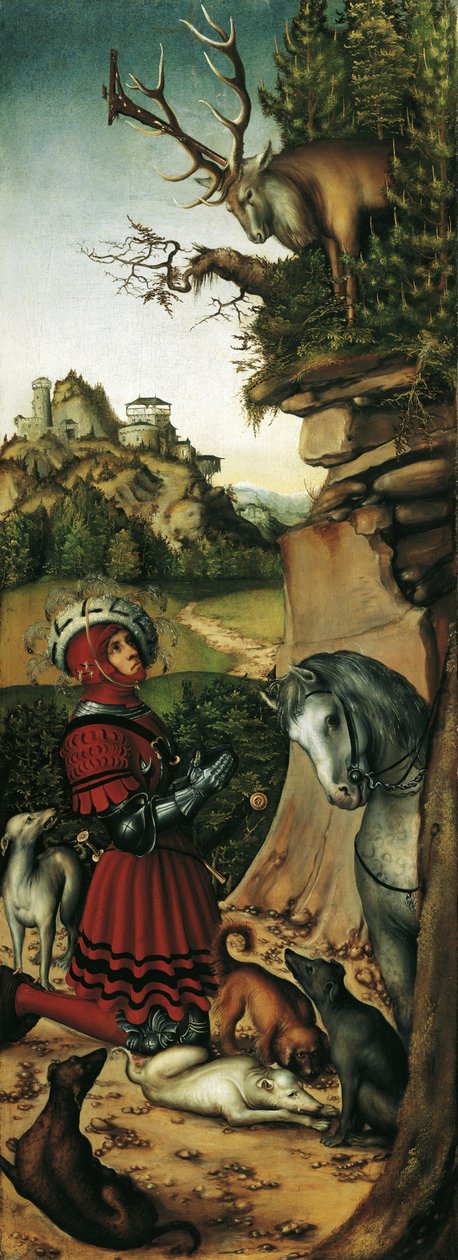 Saint Eustache - Lucas Cranach the Elder